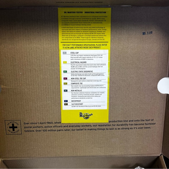 Dr. Martens Slip Resistant Leather Chelsea Boots - Picture 12 of 16